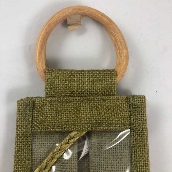 True Tote Jute Wine Bottle Bag - Picture 3 of 7